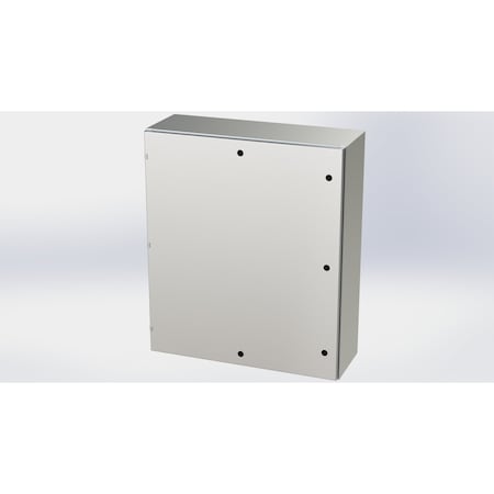 Saginaw Control & Engineering 1/4 Turn Latch Electrical Enclosures, 42 in H, 12 in D, 36 in W, NEMA 3R, 4, 4X, 12, 13 SCE-42EL3612SSLP